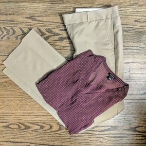 Banana Republic Tan Trousers